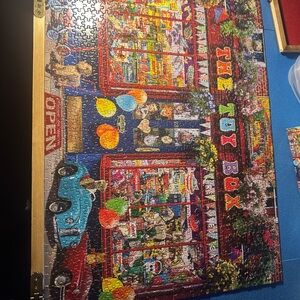 1000 piece The Toy Box Jigsaw Puzzle - Vibrant Multicolor Challenge